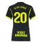 Maillot de football Réplique Atletico Madrid Giuliano Simeone #20 Extérieur Femme 2026-27 Manche Courte