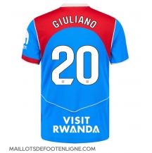 Maillot de football Réplique Atletico Madrid Giuliano Simeone #20 Troisième 2025-26 Manche Courte