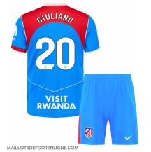 Maillot de football Réplique Atletico Madrid Giuliano Simeone #20 Troisième Enfant 2025-26 Manche Courte (+ Pantalon court)
