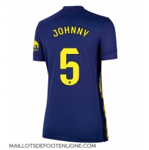 Maillot de football Réplique Atletico Madrid Johnny Cardoso #5 Extérieur Femme 2025-26 Manche Courte