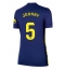 Maillot de football Réplique Atletico Madrid Johnny Cardoso #5 Extérieur Femme 2025-26 Manche Courte