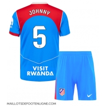 Maillot de football Réplique Atletico Madrid Johnny Cardoso #5 Troisième Enfant 2025-26 Manche Courte (+ Pantalon court)