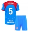Maillot de football Réplique Atletico Madrid Johnny Cardoso #5 Troisième Enfant 2025-26 Manche Courte (+ Pantalon court)