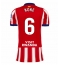 Maillot de football Réplique Atletico Madrid Koke #6 Domicile Femme 2026-27 Manche Courte