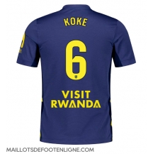 Maillot de football Réplique Atletico Madrid Koke #6 Extérieur 2025-26 Manche Courte