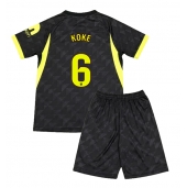 Maillot de football Réplique Atletico Madrid Koke #6 Extérieur Enfant 2026-27 Manche Courte (+ Pantalon court)