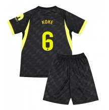 Maillot de football Réplique Atletico Madrid Koke #6 Extérieur Enfant 2026-27 Manche Courte (+ Pantalon court)