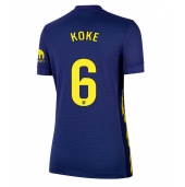 Maillot de football Réplique Atletico Madrid Koke #6 Extérieur Femme 2025-26 Manche Courte
