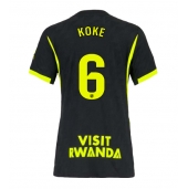 Maillot de football Réplique Atletico Madrid Koke #6 Extérieur Femme 2026-27 Manche Courte