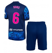 Maillot de football Réplique Atletico Madrid Koke #6 Troisième Enfant 2024-25 Manche Courte (+ Pantalon court)