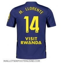 Maillot de football Réplique Atletico Madrid Marcos Llorente #14 Extérieur 2025-26 Manche Courte