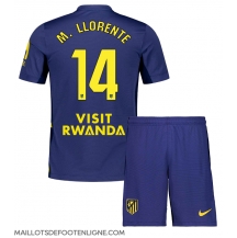 Maillot de football Réplique Atletico Madrid Marcos Llorente #14 Extérieur Enfant 2025-26 Manche Courte (+ Pantalon court)