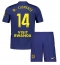 Maillot de football Réplique Atletico Madrid Marcos Llorente #14 Extérieur Enfant 2025-26 Manche Courte (+ Pantalon court)