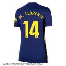 Maillot de football Réplique Atletico Madrid Marcos Llorente #14 Extérieur Femme 2025-26 Manche Courte