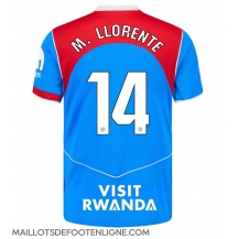 Maillot de football Réplique Atletico Madrid Marcos Llorente #14 Troisième 2025-26 Manche Courte