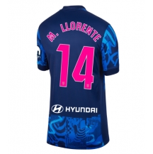 Maillot de football Réplique Atletico Madrid Marcos Llorente #14 Troisième Femme 2024-25 Manche Courte