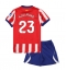Maillot de football Réplique Atletico Madrid Morten Hjulmand #23 Domicile Enfant 2026-27 Manche Courte (+ Pantalon court)