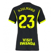 Maillot de football Réplique Atletico Madrid Morten Hjulmand #23 Extérieur Femme 2026-27 Manche Courte