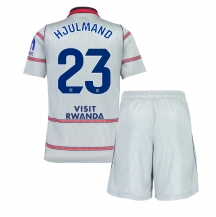 Maillot de football Réplique Atletico Madrid Morten Hjulmand #23 Troisième Enfant 2026-27 Manche Courte (+ Pantalon court)