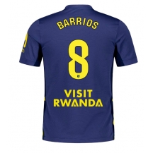 Maillot de football Réplique Atletico Madrid Pablo Barrios #8 Extérieur 2025-26 Manche Courte
