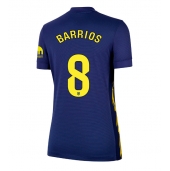 Maillot de football Réplique Atletico Madrid Pablo Barrios #8 Extérieur Femme 2025-26 Manche Courte