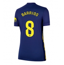 Maillot de football Réplique Atletico Madrid Pablo Barrios #8 Extérieur Femme 2025-26 Manche Courte