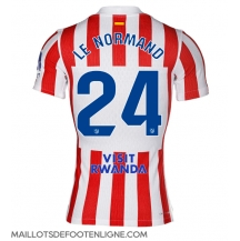 Maillot de football Réplique Atletico Madrid Robin Le Normand #24 Domicile 2025-26 Manche Courte