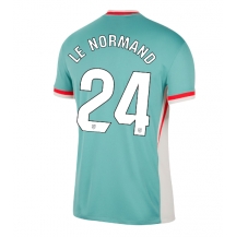 Maillot de football Réplique Atletico Madrid Robin Le Normand #24 Extérieur 2024-25 Manche Courte