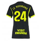 Maillot de football Réplique Atletico Madrid Robin Le Normand #24 Extérieur Femme 2026-27 Manche Courte