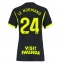 Maillot de football Réplique Atletico Madrid Robin Le Normand #24 Extérieur Femme 2026-27 Manche Courte