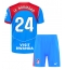 Maillot de football Réplique Atletico Madrid Robin Le Normand #24 Troisième Enfant 2025-26 Manche Courte (+ Pantalon court)