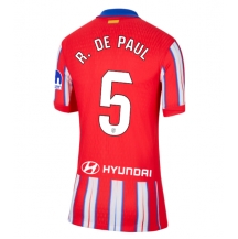 Maillot de football Réplique Atletico Madrid Rodrigo De Paul #5 Domicile Femme 2024-25 Manche Courte