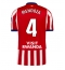 Maillot de football Réplique Atletico Madrid Rodrigo Mendoza #4 Domicile 2026-27 Manche Courte