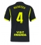 Maillot de football Réplique Atletico Madrid Rodrigo Mendoza #4 Extérieur 2026-27 Manche Courte