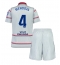Maillot de football Réplique Atletico Madrid Rodrigo Mendoza #4 Troisième Enfant 2026-27 Manche Courte (+ Pantalon court)