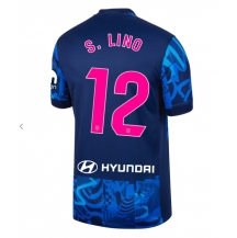 Maillot de football Réplique Atletico Madrid Samuel Lino #12 Troisième 2024-25 Manche Courte