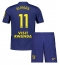 Maillot de football Réplique Atletico Madrid Thiago Almada #11 Extérieur Enfant 2025-26 Manche Courte (+ Pantalon court)