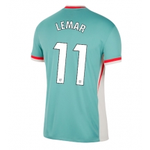 Maillot de football Réplique Atletico Madrid Thomas Lemar #11 Extérieur 2024-25 Manche Courte