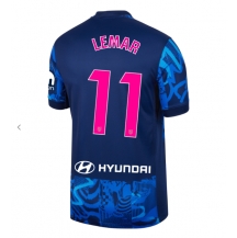 Maillot de football Réplique Atletico Madrid Thomas Lemar #11 Troisième 2024-25 Manche Courte