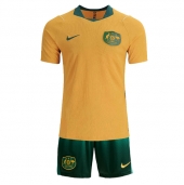Maillot de football Réplique Australia Domicile Enfant Mondial 2026 Manche Courte (+ Pantalon court)