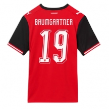 Maillot de football Réplique Austria Christoph Baumgartner #19 Domicile Mondial 2026 Manche Courte
