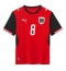 Maillot de football Réplique Austria David Alaba #8 Domicile Mondial 2026 Manche Courte