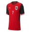 Maillot de football Réplique Austria Marko Arnautovic #7 Domicile Femme Mondial 2026 Manche Courte