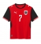 Maillot de football Réplique Austria Marko Arnautovic #7 Domicile Mondial 2026 Manche Courte