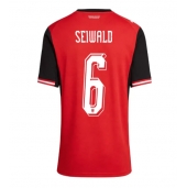 Maillot de football Réplique Austria Nicolas Seiwald #6 Domicile Femme Mondial 2026 Manche Courte