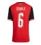 Maillot de football Réplique Austria Nicolas Seiwald #6 Domicile Femme Mondial 2026 Manche Courte