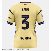 Maillot de football Réplique Barcelona Alejandro Balde #3 Extérieur 2025-26 Manche Courte