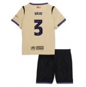 Maillot de football Réplique Barcelona Alejandro Balde #3 Extérieur Enfant 2025-26 Manche Courte (+ Pantalon court)