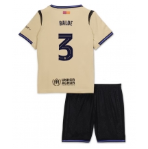 Maillot de football Réplique Barcelona Alejandro Balde #3 Extérieur Enfant 2025-26 Manche Courte (+ Pantalon court)