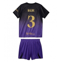 Maillot de football Réplique Barcelona Alejandro Balde #3 Extérieur Enfant 2026-27 Manche Courte (+ Pantalon court)